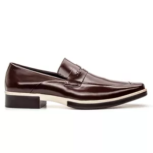 Sapato Social Loafer Masculino Em Couro Legítimo L... - Bigioni