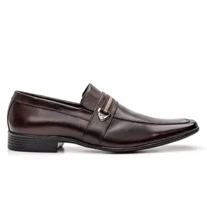 Mocassim Masculino em Couro Loafer Social Café - Bigioni