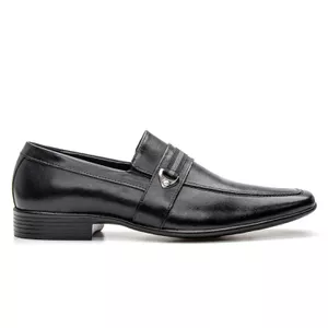Mocassim Masculino em Couro Loafer Social Preto - Bigioni