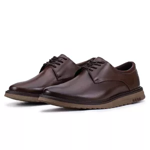Sapato Social Bergamo Classic De Couro Café Kéffor 