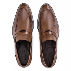 Mocassim Paris Moderno Masculino de Couro 