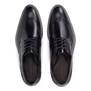 Sapato Social Masculino Paris de Couro Preto