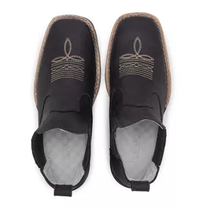 Bota sertaneja Couro Preto Kéffor
