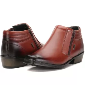 Bota Masculina Em Couro Country Mogno Arizona Country