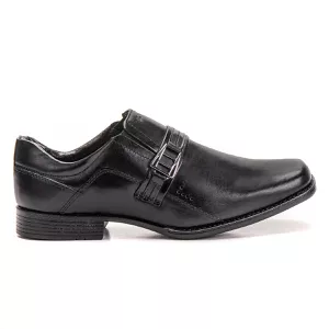 Sapato Masculino Social De Couro Preto Macio Metrópole New
