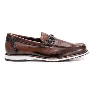 Sapato Oxford De Couro Legítimo Marrom Com Gravata Macio Play