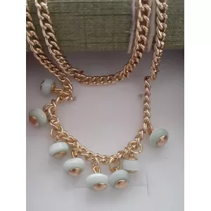 Choker Corrente folheada Ouro 18k Verdinho - 505 - MARINA JOIAS