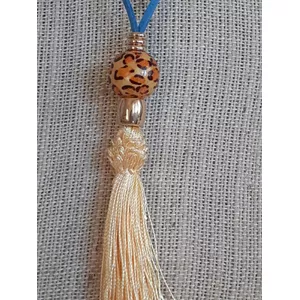 Colar couro 90 cm camurça Top Model Blue - 535 - MARINA JOIAS