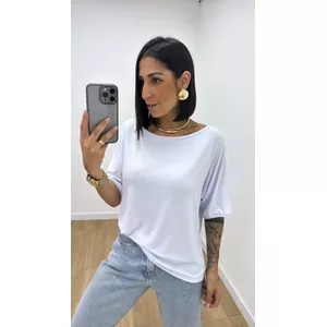 Blusa Alana Branca - B331 - PUROROSA