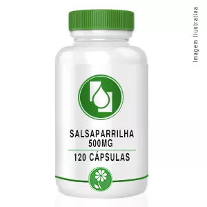Salsaparrilha 500mg 120 cápsulas