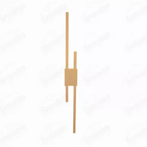 ARANDELA RETILINE DOUBLE LED 43W GOLD BRONZEARTE - Sperandio