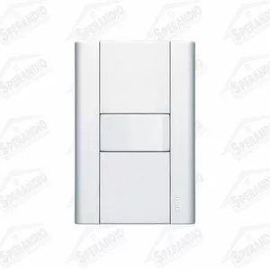 CONJUNTO INTERRUPTOR 1 TECLA SIMPLES 10A FAME MODU... - Sperandio