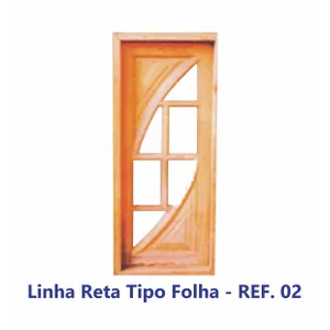 VITRÔ RETA FOLHA EM ANGELIM PEDRA MACIÇA REF. 02 - Sperandio