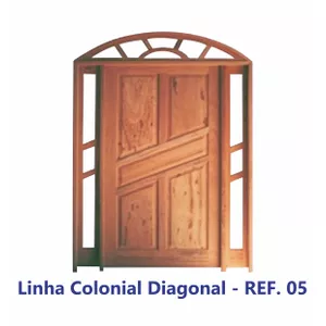 PORTA MADEIRA COLONIAL VIDRO/ALMOFADA DIAGONAL EM ... - Sperandio
