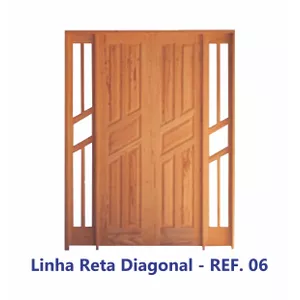 PORTA MADEIRA RETA VIDRO/ALMOFADA DIAGONAL EM ANGE... - Sperandio