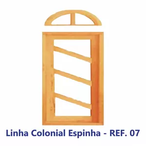VITRÔ COLONIAL ESPINHA EM ANGELIM PEDRA MACIÇO REF... - Sperandio