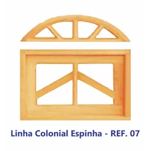 BÁSCULA COLONIAL ESPINHA EM ANGELIM PEDRA MACIÇO R... - Sperandio