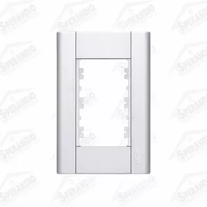 PLACA CEGA 4X2 3 MÓDULOS FAME MODULARE - Sperandio