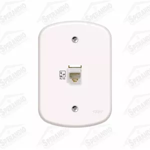 TOMADA INTERNET RJ45E 8V COM PLACA - Sperandio
