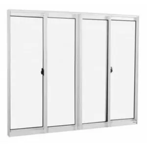 JANELA DE ALUMÍNIO BRANCO CORRER 4 FOLHAS 1,50X1,0... - Sperandio