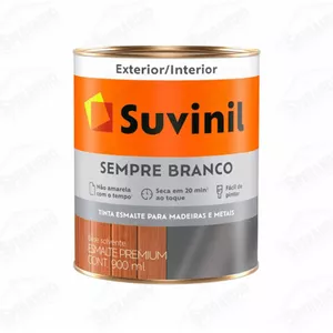 TINTA SUVINIL 900ML ESMALTE SEMPRE BRANCO BRILHANT... - Sperandio