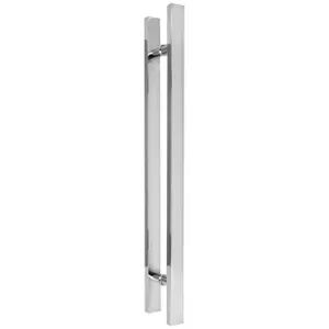 PUXADOR RETANGULAR BARRA CHATA 40CM METALPLAS - Sperandio