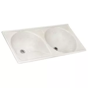 TANQUE MARMOFIBRA 1,40X0,60 BRANCO GELO DECORALITA - Sperandio