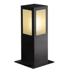 POSTE DE ALUMÍNIO QUADRADO 30CM COM E-27 PRETO PA-... - Sperandio