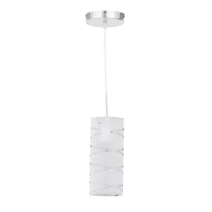 PENDENTE BRONZEARTE FIRST 10XH23CM 1L E27 VIDRO LA... - Sperandio