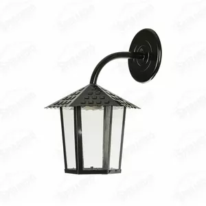 ARANDELA COLONIAL SEXTAVADA 1XE27 PP PRETO BLUMENA - Sperandio