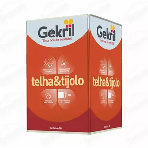 TINTA GEKRIL 18LT PARA TELHA - Sperandio