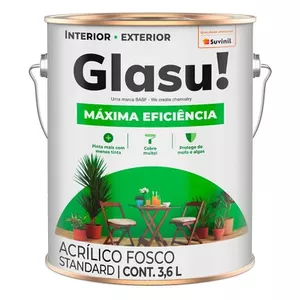 TINTA 3,6LT GLASU MAXIMA EFICIENCIA SUVINIL - Sperandio