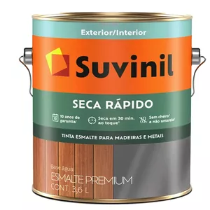 TINTA 3,6LT ESMALTE SECA RÁPIDO BASE D'ÁGUA SUVINI... - Sperandio