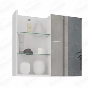 ESPELHEIRA JASMIM 60CM BRANCO MGM - Sperandio