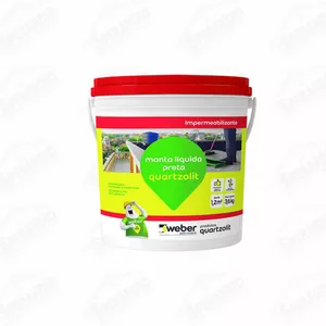 MANTA QUARTZOLIT LIQUIDA PRETA 3,6KG - Sperandio