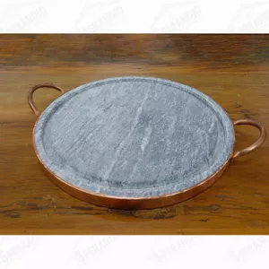 PEDRA SABÃO PARA CARNE COM ALÇA DE COBRE - Sperandio