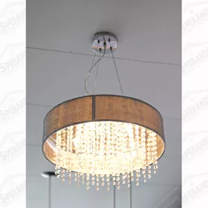 LUSTRE DE TETO EM METAL E TECIDO - Sperandio