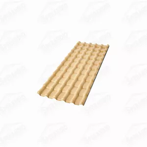 TELHA DE PVC PLAN MARFIM 2,42X0,88MT AFORT - Sperandio