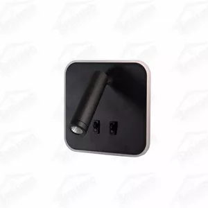 ARANDELA LED ACKER 10W 3000K IP20 ASTRALED - PRETO - Sperandio