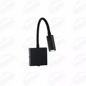 ARANDELA LED DANCHI 3W 3000K IP20 ASTRALED - PRETO - Sperandio