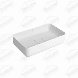 CUBA RETANGULAR DE APOIO 50CM BRANCO DECA - Sperandio