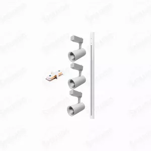 KIT 3 SPOTS 7W C/TRILHO 1,00 MT 3000K BRANCO KIAN - Sperandio