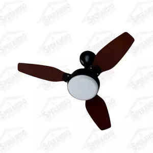 VENTILADOR TETO LEGACY LED PRETO INVERTER C/CONTRO... - Sperandio
