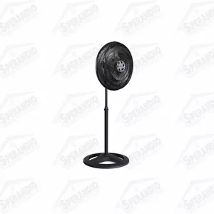 VENTILADOR OSCILANTE C/COLUNA TURBO 6P 50CM PRETO ... - Sperandio