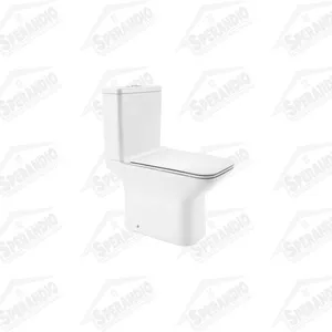 KIT COMPLETO VASO ACOPLADO STILLO QUADRADO BRANCO ... - Sperandio