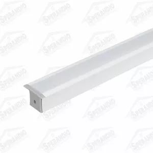 PERFIL DE ALUMINIO P/FITA LED 36MM EMBUTIR BRANCO ... - Sperandio