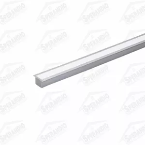 PERFIL DE ALUMINIO P/FITA LED 25X05MM EMBUTIR BRAN... - Sperandio