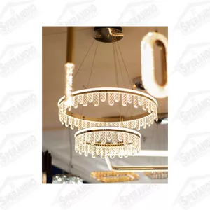 PENDENTE LED MINTAKA 120W 100-240V 3000K DOURADO -... - Sperandio