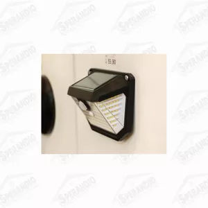 ARANDELA LED SOLAR 6000K PRETO ABS IP65 M3 - LUCLA... - Sperandio