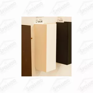 ARANDELA GOTA ALUMÍNIO 200MM 2XG9 BRANCO FOSCO - B... - Sperandio